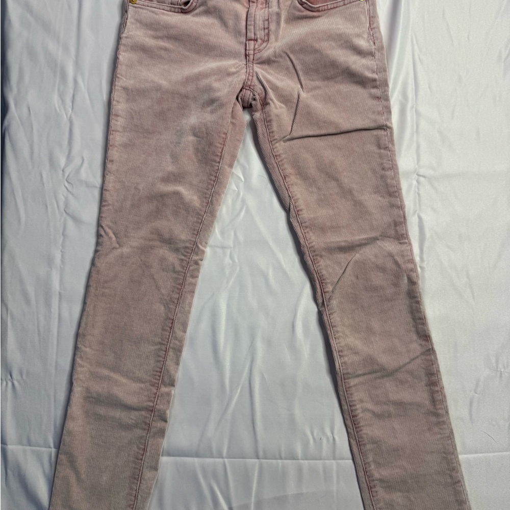 7 For All Mankind Girls Pink Size 10 Corduroy Pants